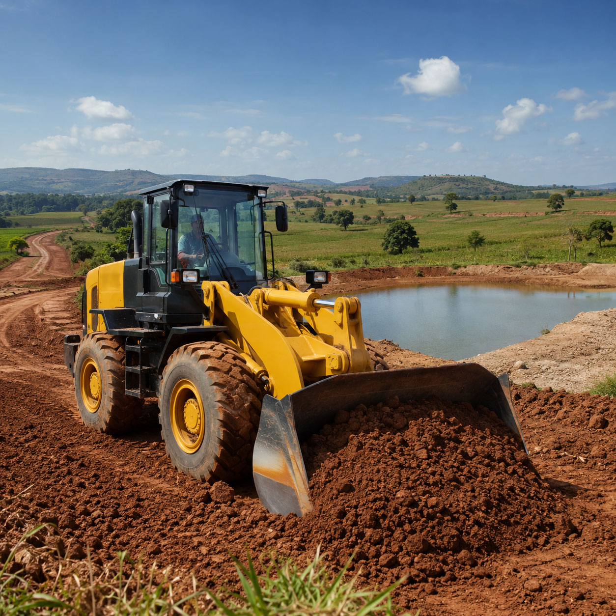 SEM machine for agricultural land development