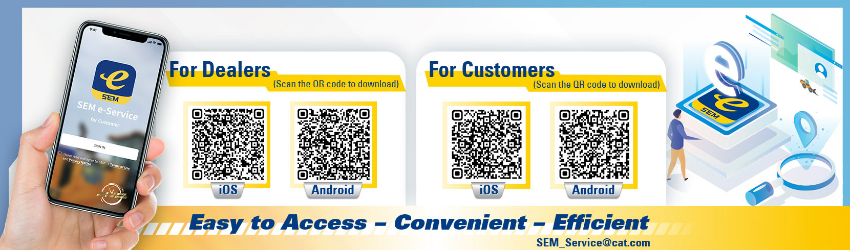 SEM e-Service app