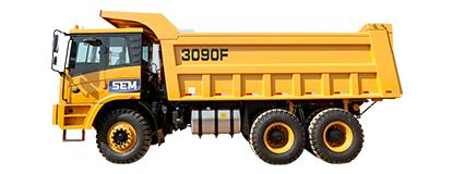 SEM wide-body dump trucks